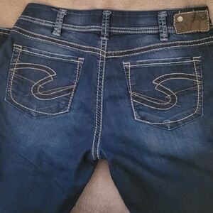 Silver Suki Capri Size 32